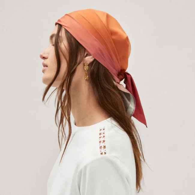 Embroidered White Cotton T-Shirt - Görsel 3