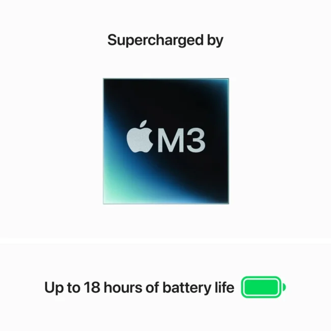 Apple MacBook Air M3 (13.6 inch, 8GB, 256GB, macOS) - Görsel 5
